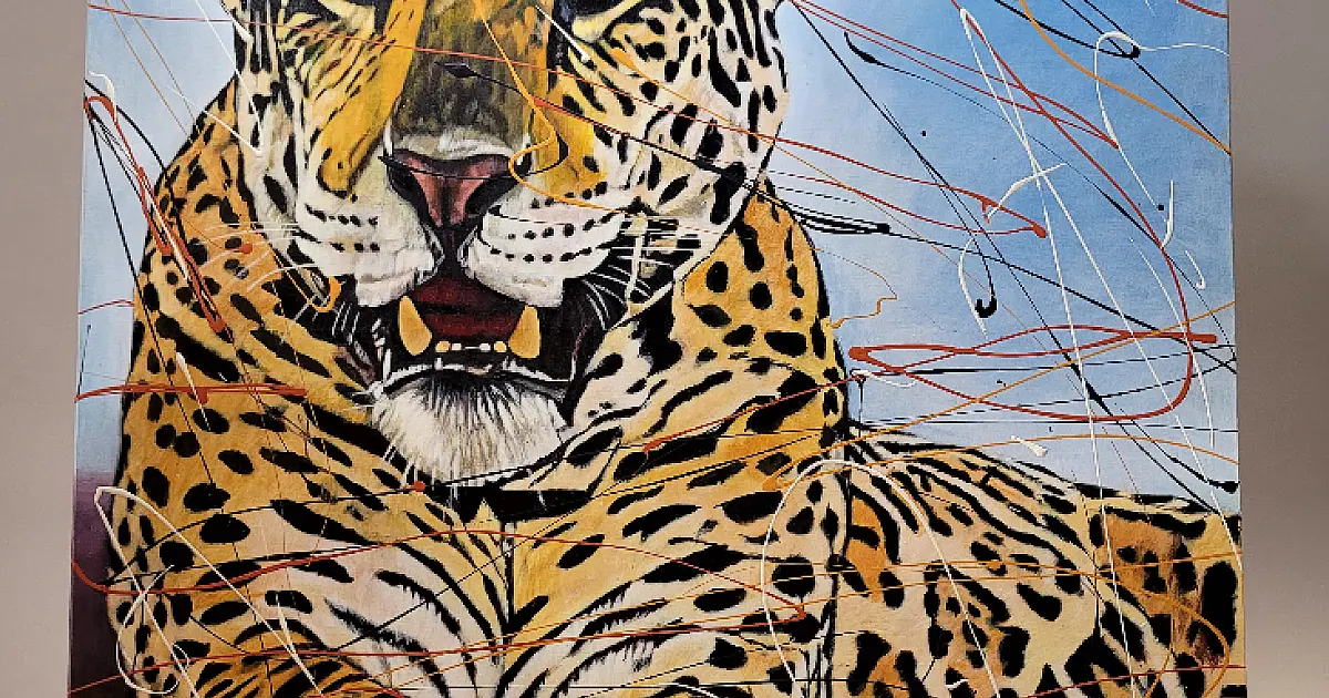 'Majestosa' é a onça pintada que surpreendeu pescadora e foi eternizada em quadro
