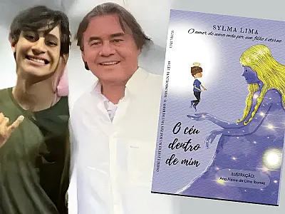 Lançamento do livro "O céu dentro de mim" de Sylma Lima é hoje na Casa do Dr. Gabi
