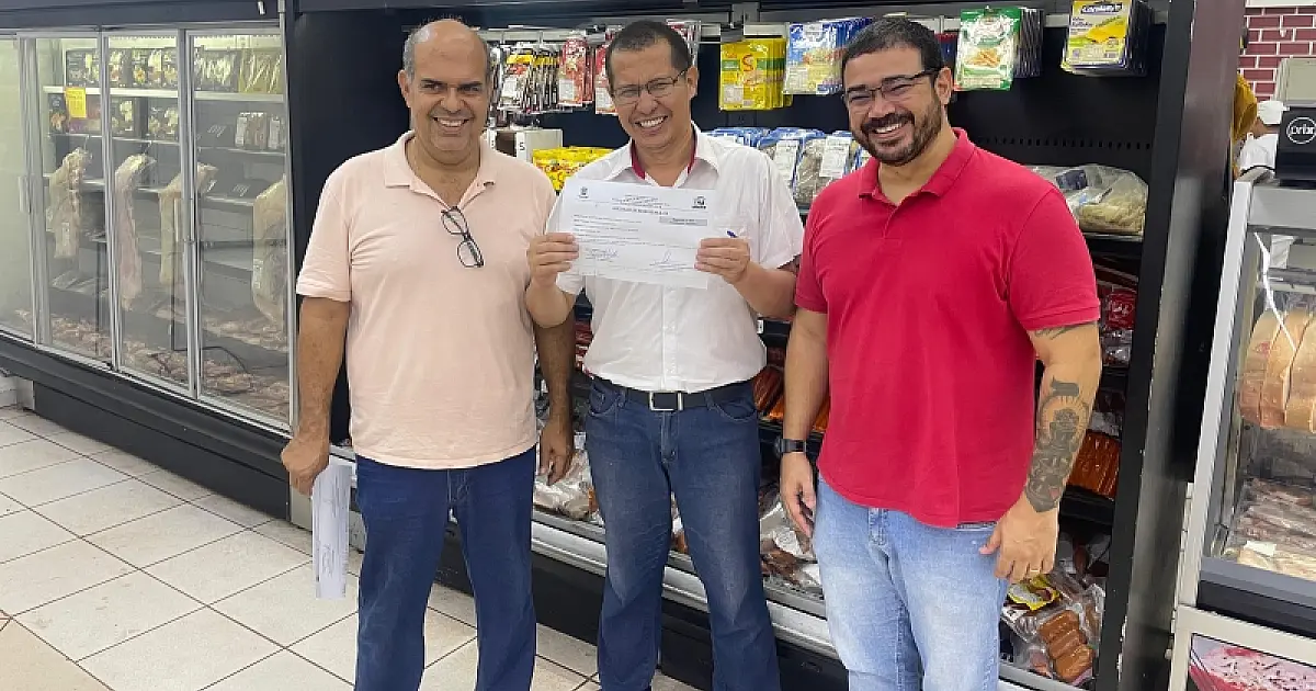 Supermercado de Ladário recebe autorização para manipular alimentos de origem animal