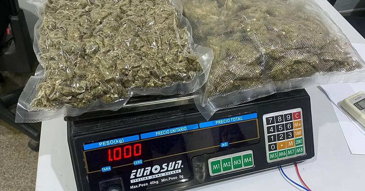 Menor é apreendida transportando pacotes de Skunk presos ao corpo