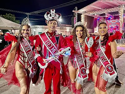 Corte de Momo de Ladário impressiona e vai além da folia de Carnaval