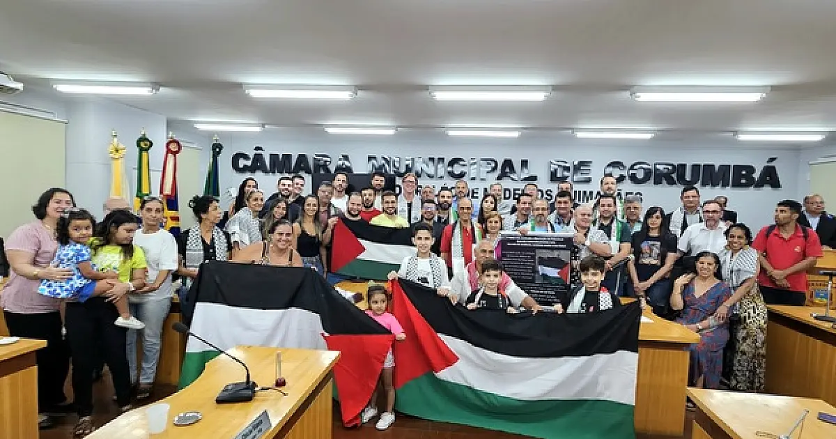 Comunidade agradece apoio e diz que Corumbá compartilha o sofrimento e angústia dos palestinos