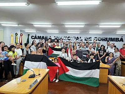 Comunidade agradece apoio e diz que Corumbá compartilha o sofrimento e angústia dos palestinos