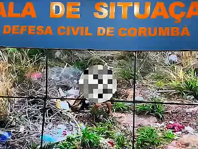 Drone da Defesa Civil flagra queima de lixo no bairro Vila Guarani