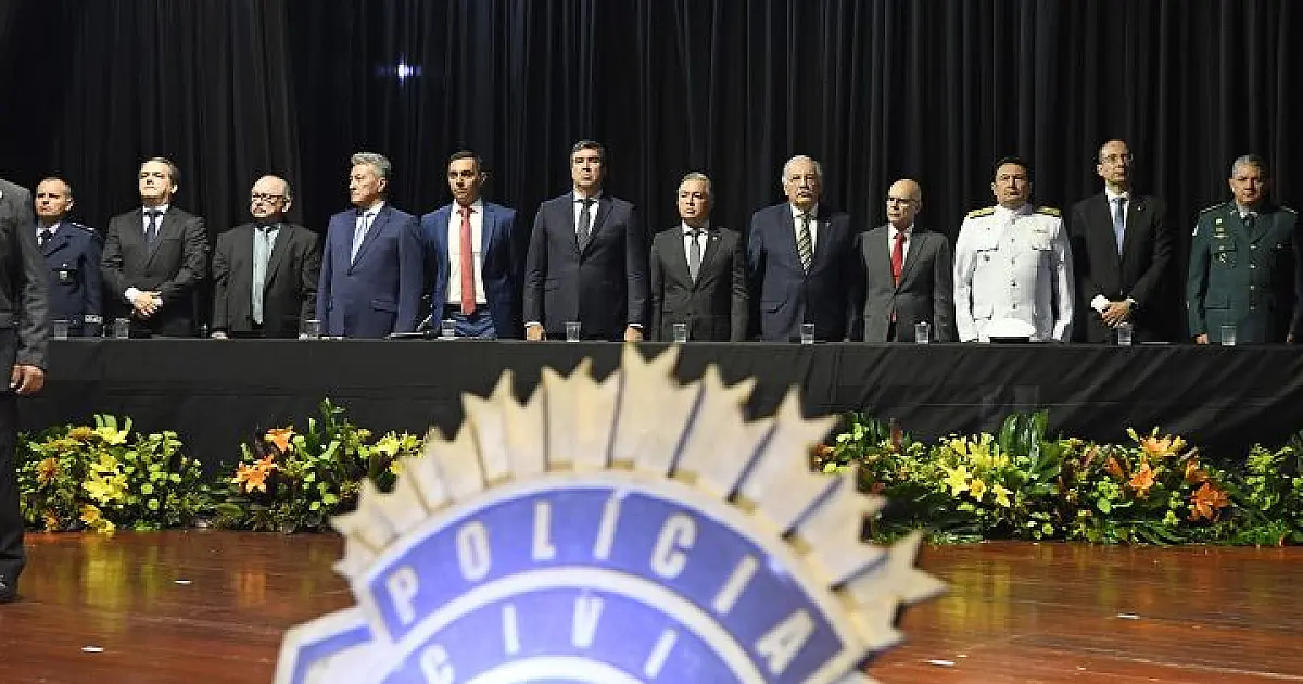 Em entrega de medalhas, Riedel destaca importância da segurança para MS continuar crescendo