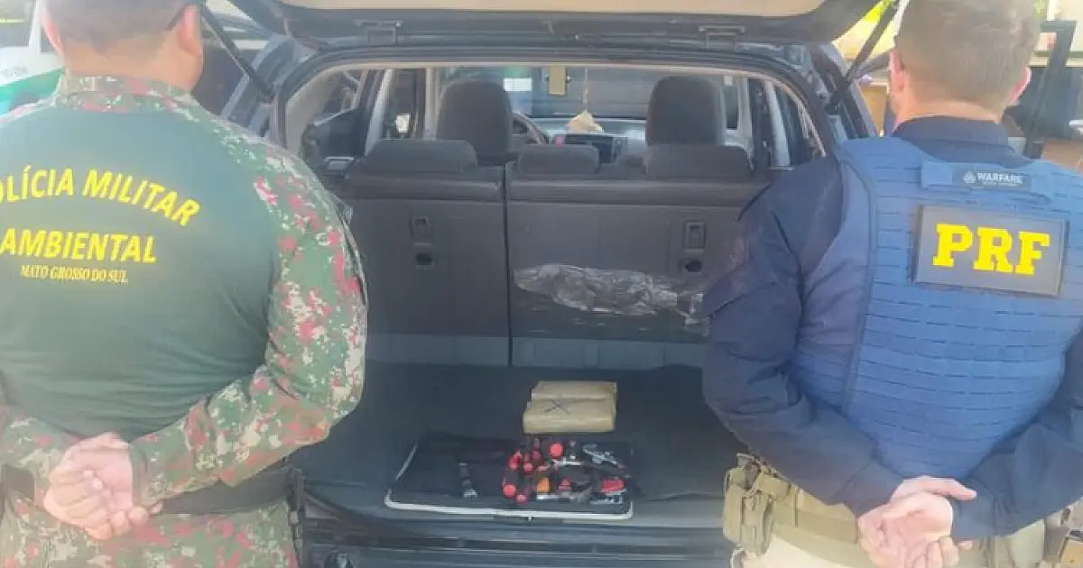 Boliviano é preso com carregamento de drogas avaliado em R$ 7 milhões na BR 262