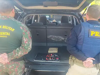 Boliviano é preso com carregamento de drogas avaliado em R$ 7 milhões na BR 262