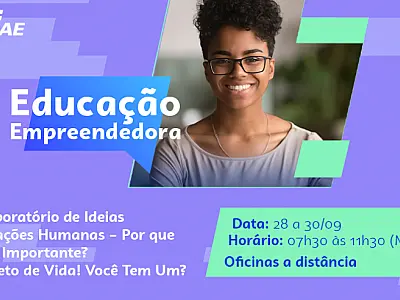 Programa do Sebrae oferece oficinas gratuitas para profissionais de educação