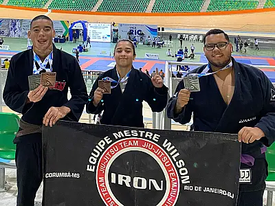 Lutadores de Corumbá vencem campeonatos de Jiu-Jitsu no Rio de Janeiro