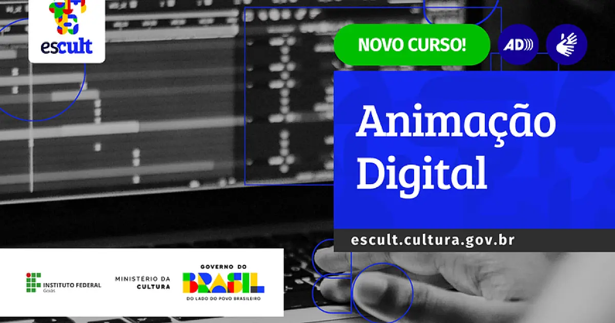 Ministério da Cultura abre inscrições para curso on-line de animação digital