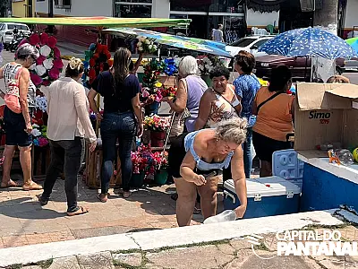 Corumbá fica entre as cinco cidades mais quentes do país no Dia de Finados