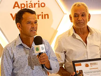 Pequeno produtor de Corumbá ganha Prêmio Brasil Artesanal de Mel da CNA