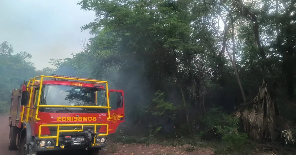 Incêndio no Assentamento Mato Grande é destaque no plantão dos Bombeiros