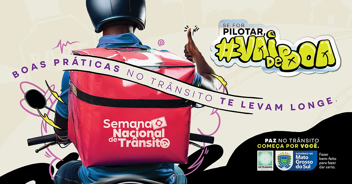 Semana Nacional do Trânsito terá ação com foco em boas práticas dos motociclistas