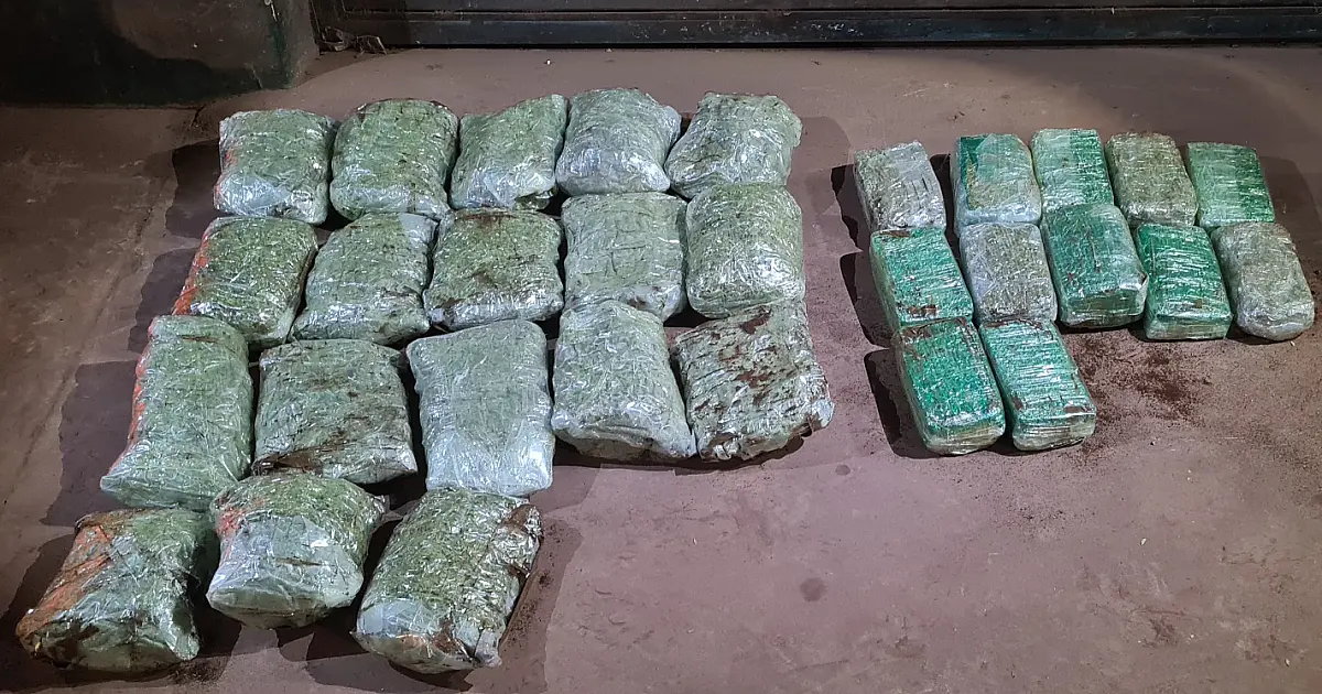 Tropas do Exército apreendem quase 28 kg de drogas em menos de uma hora