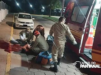 Homem esfaqueado andava nu pelo bairro Ceac em Ladário