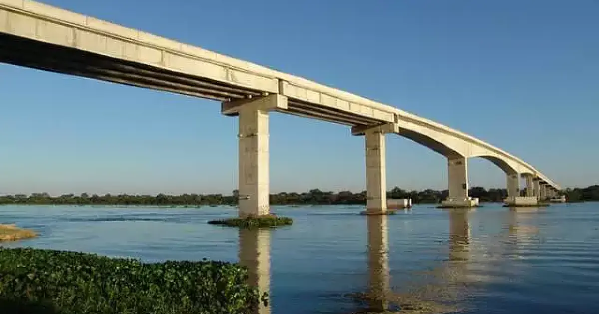 Ponte sobre o rio Paraguai será interditada neste domingo (18)