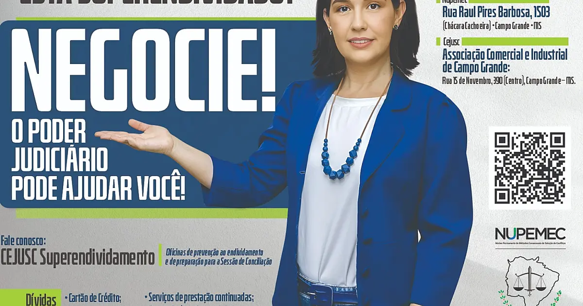 Campanha Superendividamento do TJMS atinge 142 pedidos cadastrados