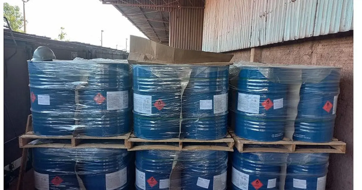 PF aprende quatro ton de solventes para refino de cocaína