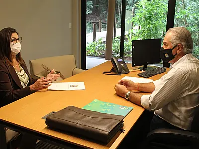 Bia Cavassa discute projetos para Corumbá e Ladário com Azambuja