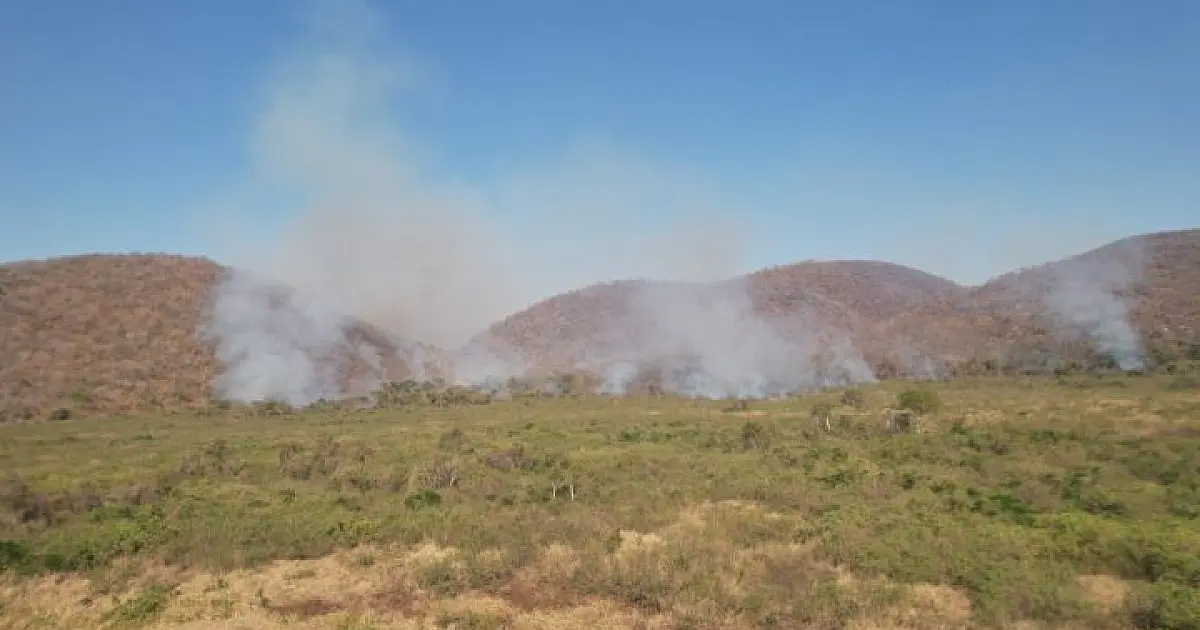 Bombeiros mantém combate na Nhecolândia e monitoram incêndio na Bolívia
