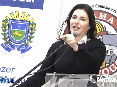"Não chegamos tarde!", diz Simone Tebet em nova visita à Corumbá