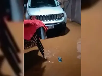 Cidades de MS são atingidas por ventanias, trovoadas e alagamentos
