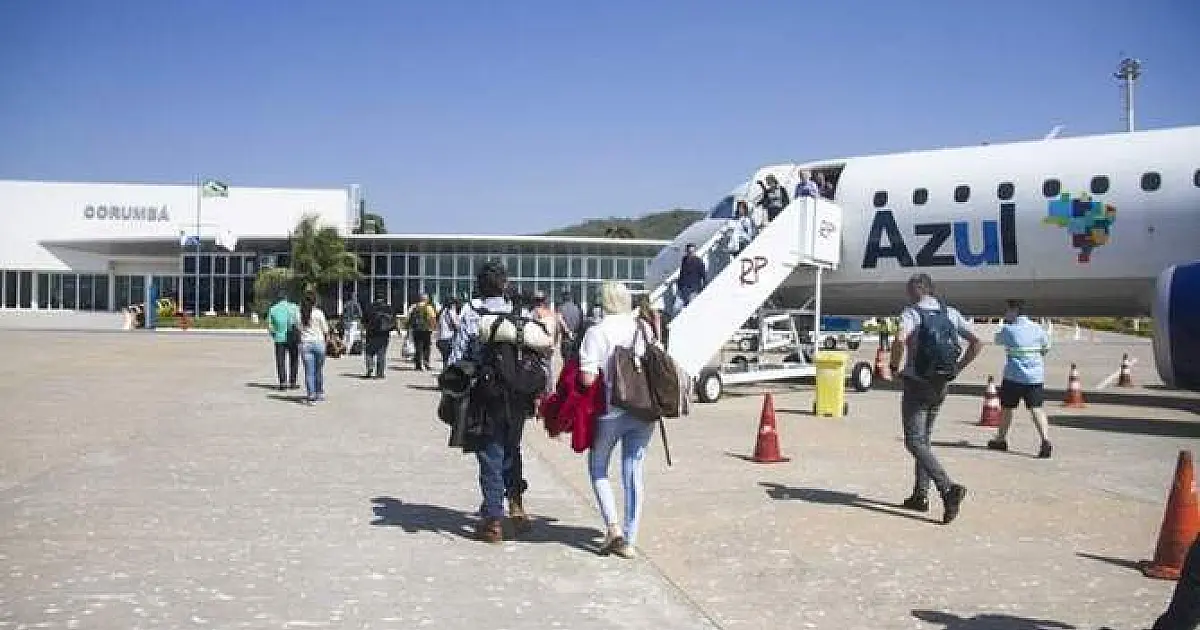 Voos diretos ida e volta de Campo Grande para Corumbá estão à partir de R$ 282