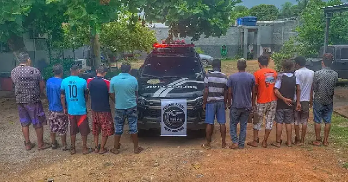 Operação prende 11 homens com condenações de furto à homicídio