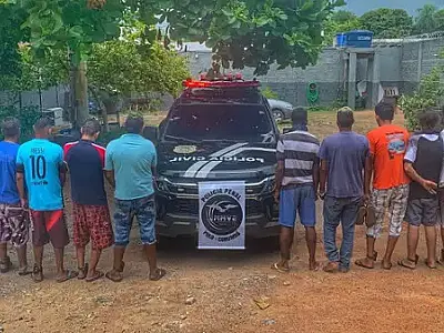 Operação prende 11 homens com condenações de furto à homicídio
