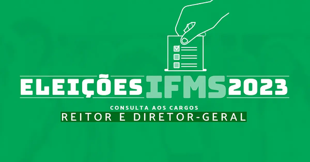 IFMS realiza eleições para reitor e diretor-geral dos dez campi