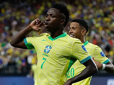 Vinicius Júnior brilha e Brasil derrota Paraguai na Copa América