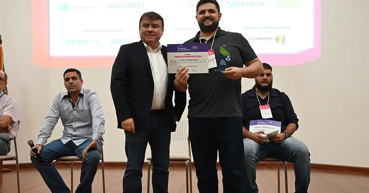 Carta de Serviços Digital de Corumbá é reconhecida como Projeto Inovador 2024