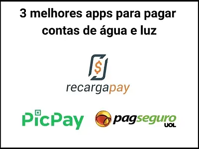 3 melhores apps para pagar contas de água e luz