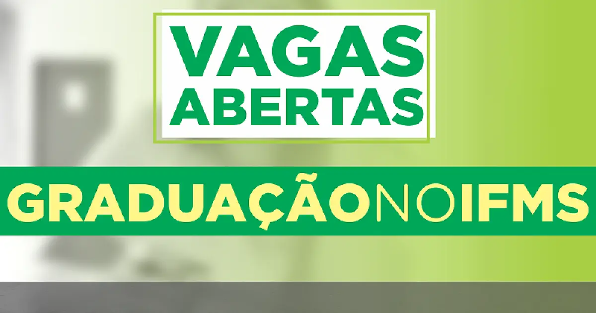 IFMS convoca candidatos para matrícula em cursos de graduação