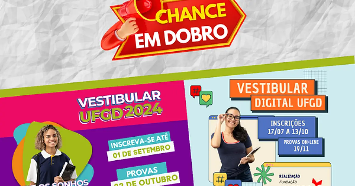 Vestibular Digital da UFGD mantém opção de inscrição gratuita até 25 de agosto