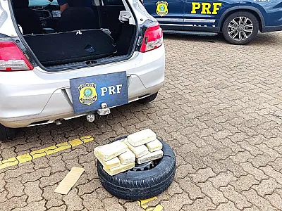 Pasta Base de Cocaína vinda da Bolívia é apreendida pela PRF em Uberlândia (MG)