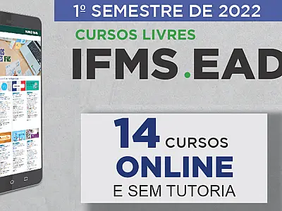 IFMS abre inscrições para 14 opções de cursos livres