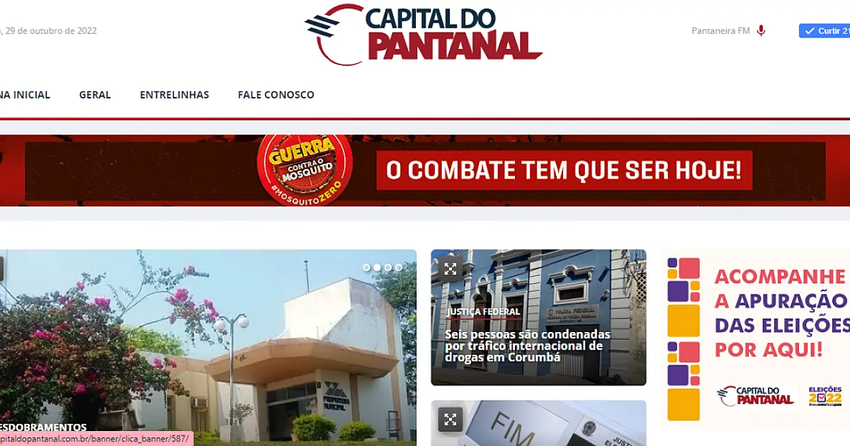 Acompanhe o 2&ordm; turno das Eleições 2022 com o Capital do Pantanal