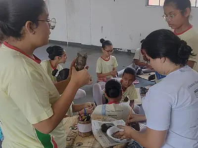 Instituto traz a argila da barranca do Rio Paraguai para desenvolver tema do Moinho In Concert 22