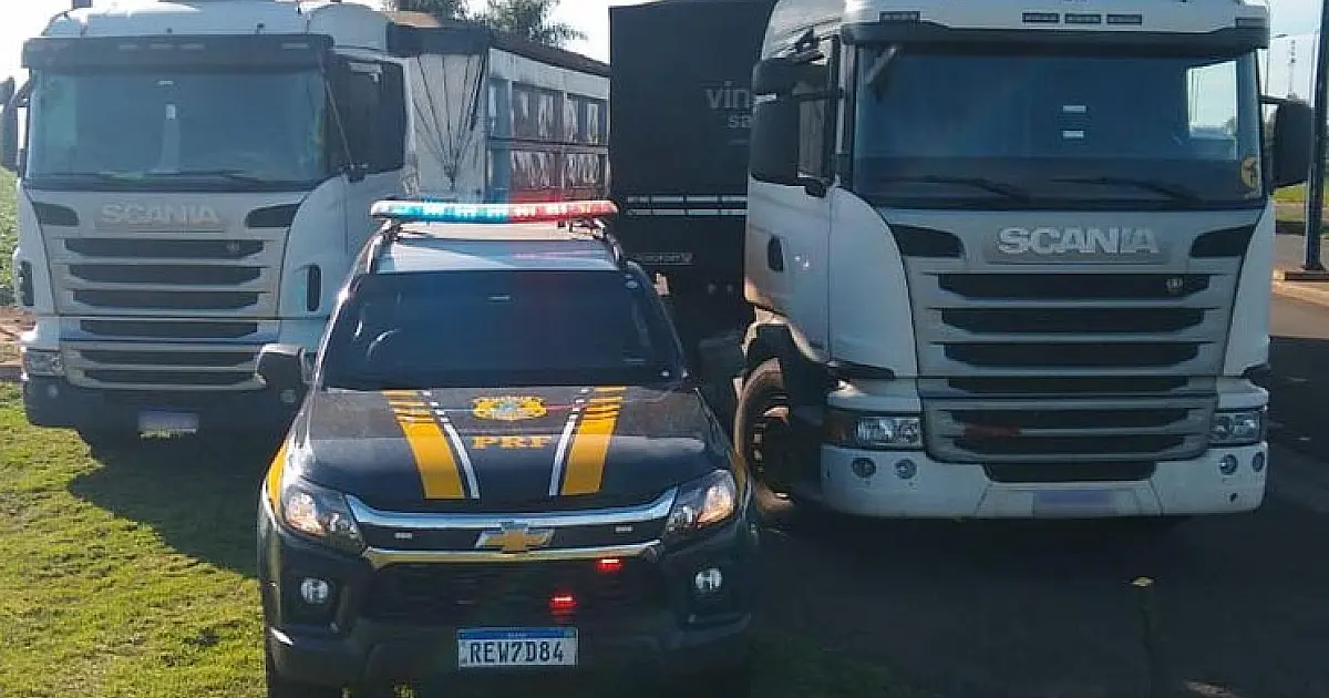 Após recuperação de carretas, motoristas são libertados de cativeiro