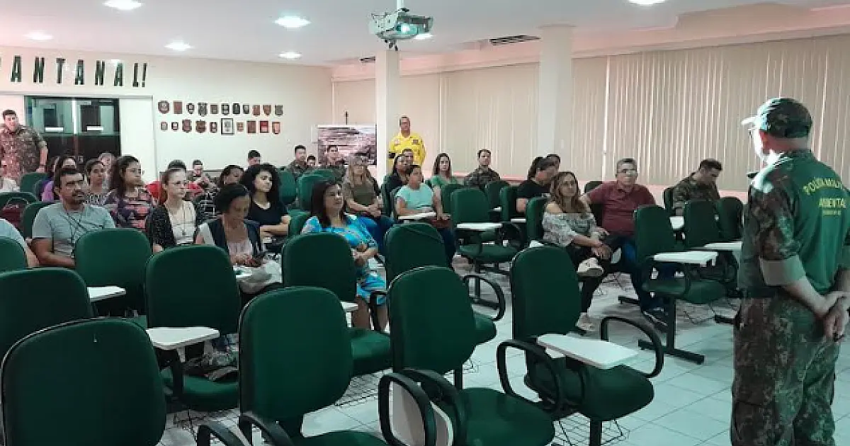 Professores de Corumbá e Ladário participam de palestra sobre educação ambiental