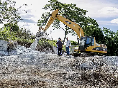 Iniciam obras de pavimentação no entorno do Conjunto Jatobazinho