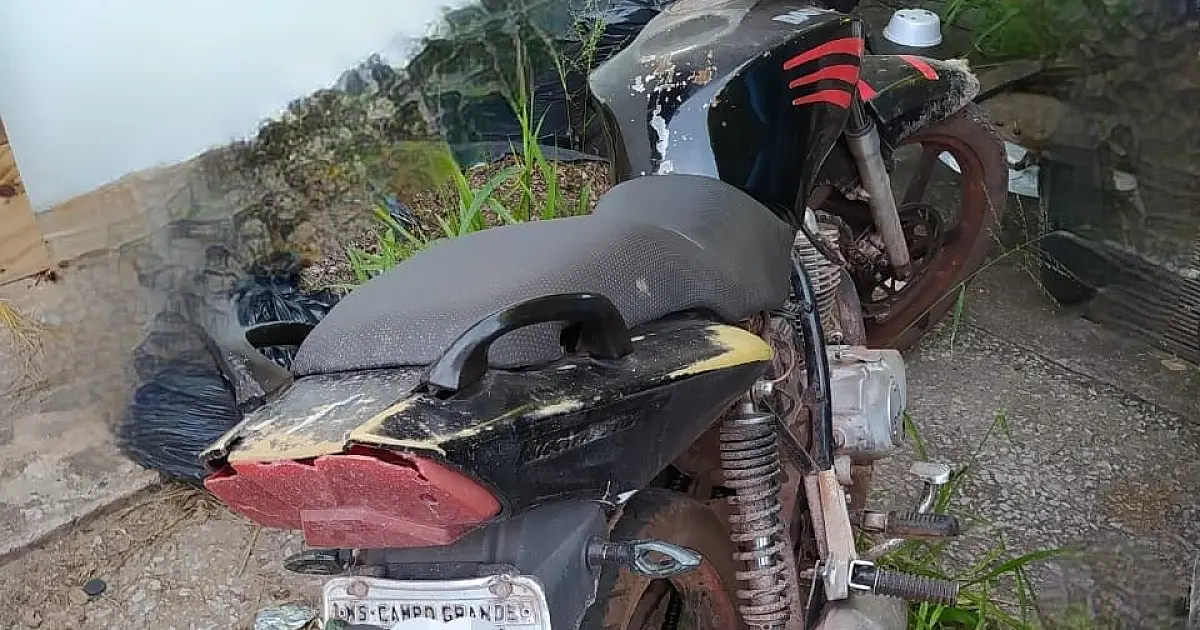 Moto com registro de furto é localizada na zona portuária de Corumbá