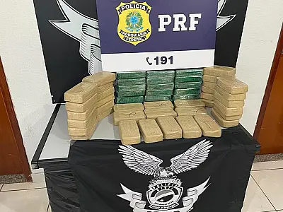 PRF e Polícia Civil apreendem 54 Kg de pasta base de cocaína em operação conjunta
