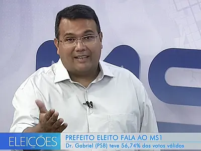 Dr. Gabriel diz que vai acabar com os privilégios e respeitar o povo corumbaense