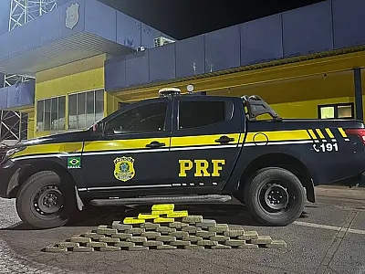 PRF apreende 47 Kg de cocaína que seguia de Corumbá para Capital