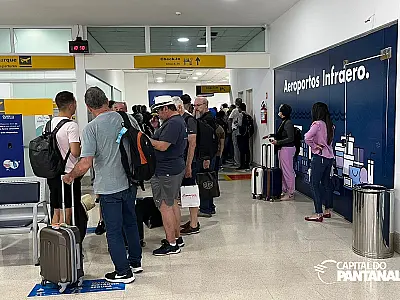 Voo que veio de Campinas não aterrissa em Corumbá