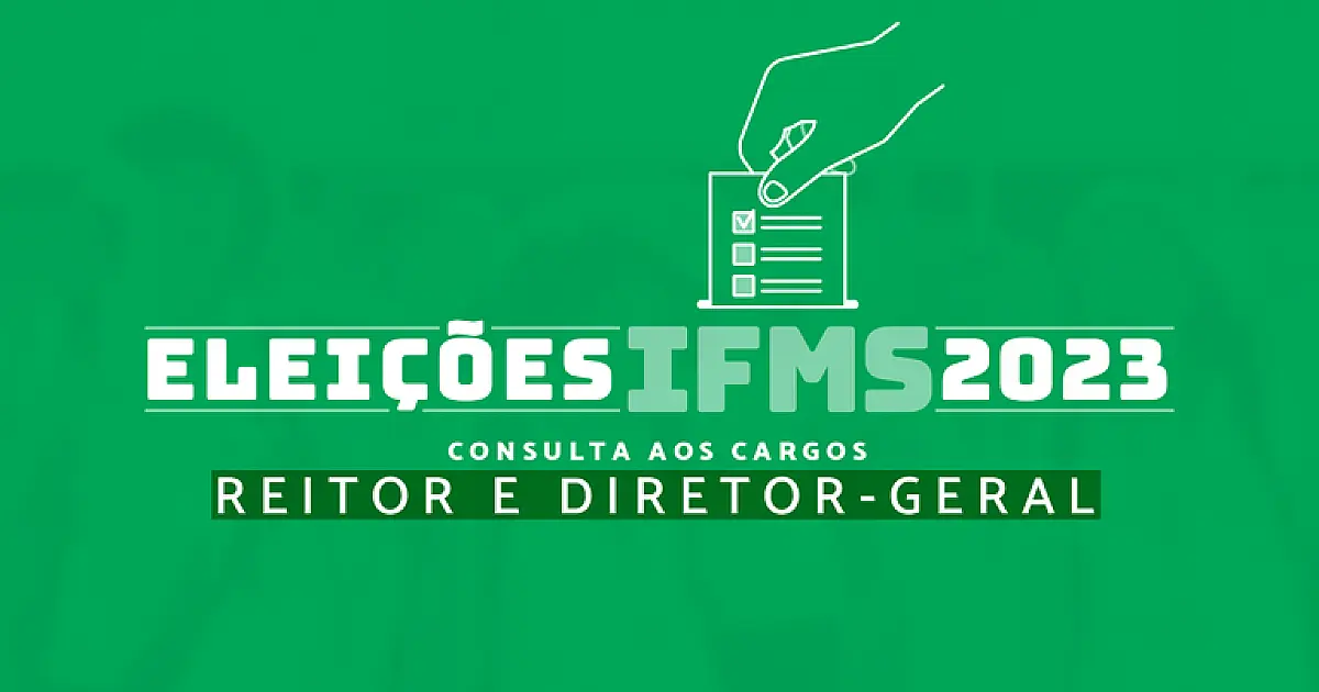 IFMS realiza votação para reitor e diretor-geral na próxima quarta-feira