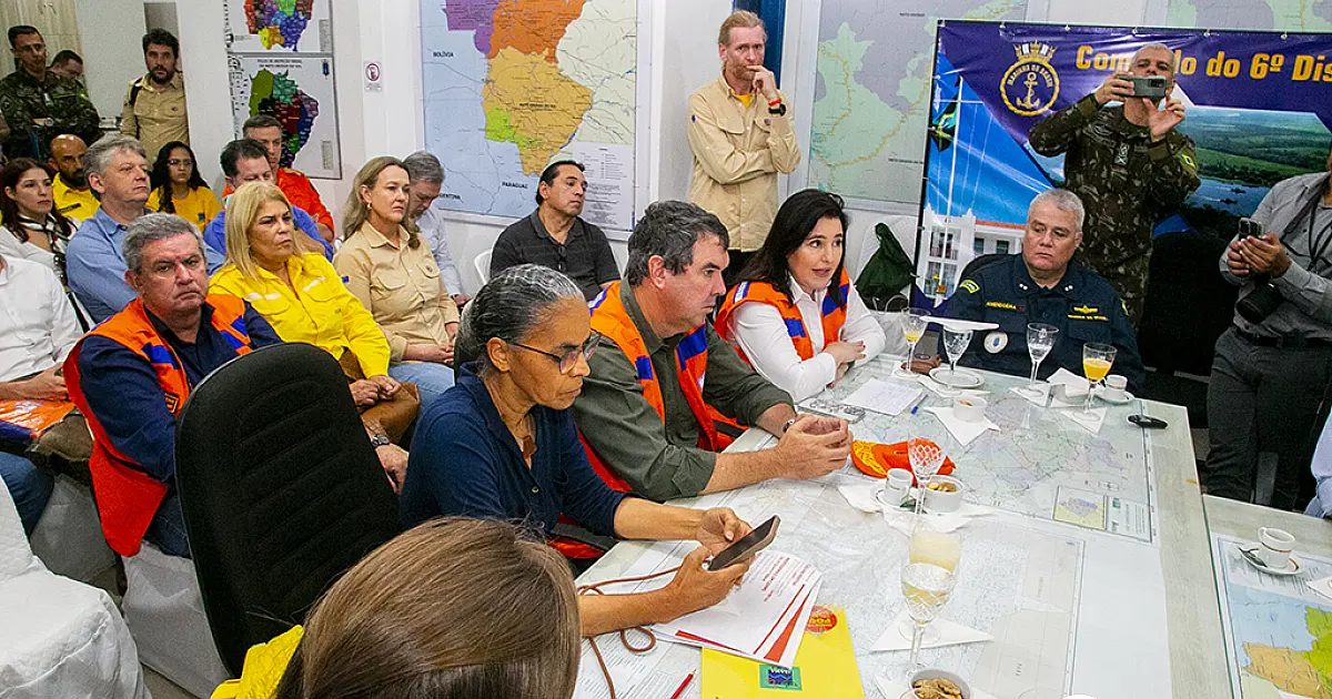 Marina Silva lamenta impactos do fogo e reconhece esforço conjunto para salvar o Pantanal